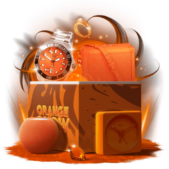 Mystery Box Orange Glow