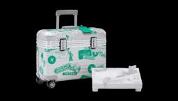 Turnable White with Silver Pilot Case