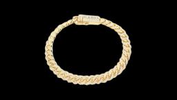 8MM Miami Cuban Diamond Bracelet 14k 4.00ctw