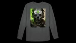 Modern Warfare II Ghost Art Charcoal Long Sleeve