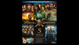 Pirates of the Caribbean 1-5 Blu-ray