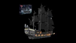 Black Pearl Sailboat Model