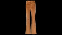Logo Plaque Vorduroy Flared Trousers