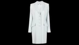 Textured Single Breasted Coat
