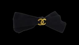 CC-logo Bow Hair Clip