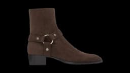 Wyatt Harness Boots In Suede