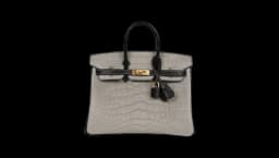 Designer Birkin Bag Gray Sticker 