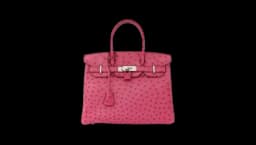 Designer Birkin Bag Pink Sticker 