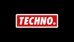 Techno Sticker