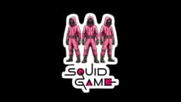 Squid Game Hot Pink Guards Trio Sticker