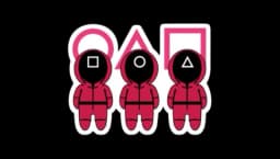 Squid Game Trio Sticker