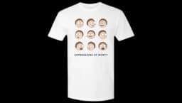Expressions Of Morty Short Sleeve T-Shirt