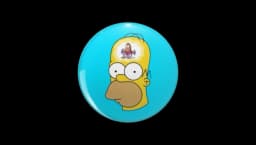 Pin: Homer Simpson With Monkey In Head