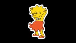 Lisa Simpson Sticker