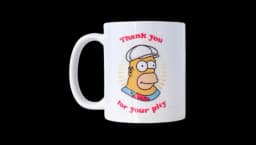 Thank You For Your Pity Homer Simpsons Mug