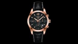 Conquest Classic Chronograph Black Dial 