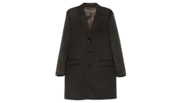 Textured Lambskin Brown Coat