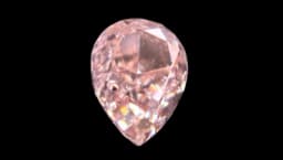 Intense Orangy Pink Diamond SI2 0.34 CTS