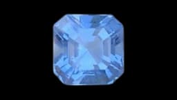 Blue Spectacular Faceted Asscher Aquamarine 4.0 CTS