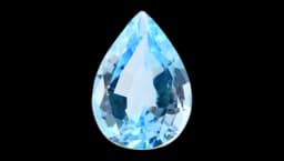 Vibrant Blue Pear Topaz VVS 6.39 CTS