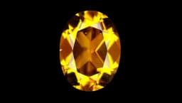 Faceted Oval Citrine 1.1 CTS