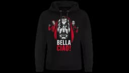 Money Heist - Bella Ciao! Print Hoodie - Black
