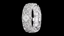 Curiosa Bangle Watch - Crystals, Stainless Steel