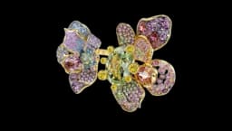 Idyllia Ring Mixed cuts, Pavé - Gold-Tone Plated