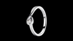 Infinite Silver Lab-grown Diamond Ring