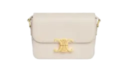 Teen Triomphe Bag In Lizard - Rice