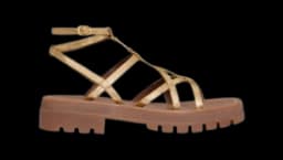 Clea Ttriomphe Strappy Sandal - Gold