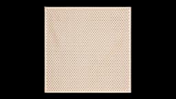 Bandana In Mini Triomphe Silk Twill - Vanille/Marron