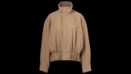 Cotton Twill Blouson - Brown
