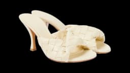 Blink 80 Leather Mules - Sea Salt