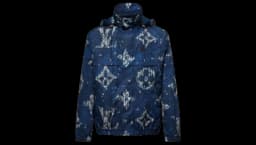 Printed Monogram Windbreaker - Ocean