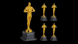 Replica Trophies Plastic Oscar Figurines