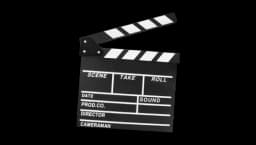 Wooden Movie Film ClapBoard