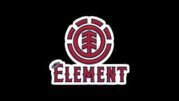 Element Logo Red Sticker
