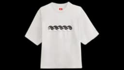 Skate Yin Yang Eyes T-Shirt - Heather Grey