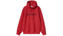 Hooded Carhartt Sweatshirt - Cherry/Space
