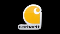 Carhartt WIP Logo Sticker Thick - White/Yellow