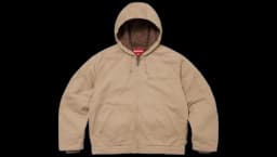Hooded Work Jacket - Tan