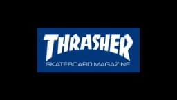 Skate Mag Sticker - Blue/White