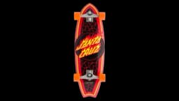 Flame Dot Shark Surf Skate