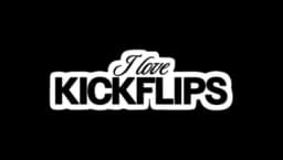 I Love Kickflips Sticker
