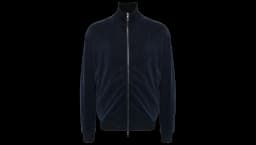 Logo Embroidered Track Jacket - Navy Blue