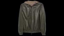 Logo-Debosssed Jacket - Chocolate Brown