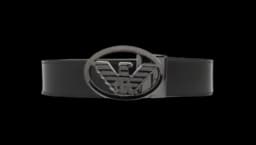 Eagle Buckle Leather Belt
