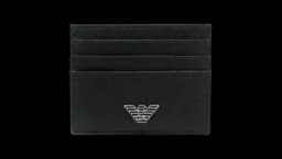 Logo Plaque Cardholder - Black