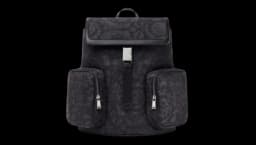 Barocco Athena Drawstring Backpack - Black